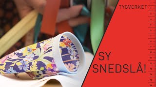 Tips från Verket: Sy snedslå /kantband DIY