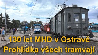 130 let MHD v Ostravě - prohlídka všech tramvajových vozů, 7.9.2024 | 4K 60p