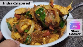 Spicy Chicken Stew, India Food, Slow cooker recipe. Easy and Delicious how to video instructions.