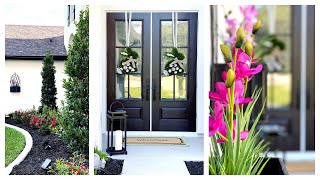 Spring Front Porch Decor Ideas & Yard Maintenance w/Over 'n Out