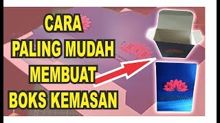 Tutorial cara membuat box kemasan