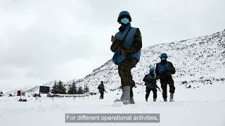 UNIFIL Indian Snow Foot Patrol