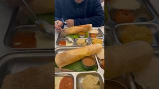 A big family Dosa 🌮| South Indian thali #shorts #dosa #southindianfood #thali