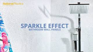 Sparkle Effect Bathroom Wall Panels