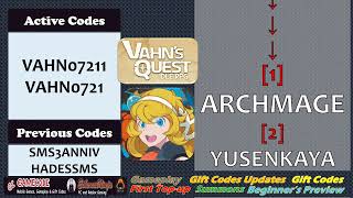 11th New Gift Code Update Vahn's Quest