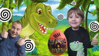 Гигантское яйцо динозавра | Распаковка Dino WOW Box / 3+