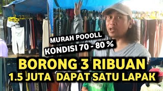 Borongan murah parah 3 ribuan kualitas bagus cukup 1.5jt dapat satu lapak