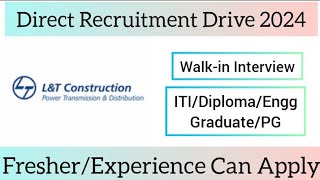 Latest Jobs Vacancy 2024 | Direct Walkin Jobs 2024 | ITI Jobs | Diploma Jobs | Engineering Jobs 2024