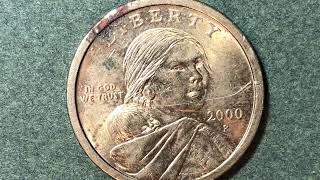 Big D US 2000 Sacajawea Dollars Including Cheerios Tailfeathers