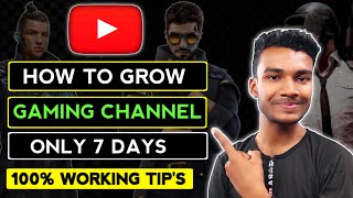 How to grow gaming channel Like total gaming 😊 100% Working Tips [2022]