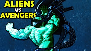 Aliens vs Avengers Issue #1 - Symbiote vs Facehugger - Alien Lore Comic Book Story Explained