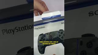 UNBOXING DUALSENSE CAMUFLADO DO PLAYSTATION 5 #asmr #unboxing #shorts