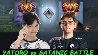 SATANIC vs YATORO : TEAM SPIRIT Ex-Carry vs New Carry Battle Dota 2 pro Gameplay