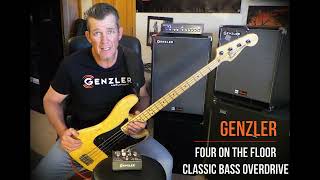 LIVE DEMO - GENZLER FourOnTheFloor - Classic Overdrive pedal - Andy Irvine