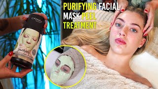 Relaxing Purifying Face Mask and facial Tutorial