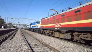 ED WAP4 And Brand New WDP4D With Andaman Blasts Asaoti M.P.S