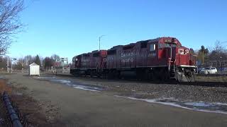 CP Sherbrooke Switcher December 2nd 2022 in Magog Quebec