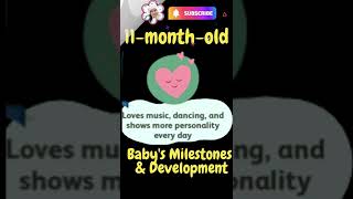 11 MONTH OLD BABY MILESTONE AND DEVELOPMENT l NEWBORN #Shorts