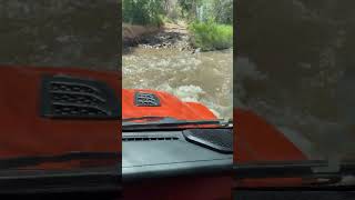 In too deep! Jeep water crossing on Steel Bender - Moab, UT