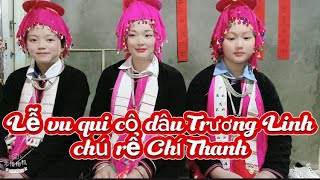 Trang điểm cô dâu và phù dâu đám cưới dân tộc Dao Tuyển ,lễ vu qui cô dâu Trương Linh&Chí Thanh