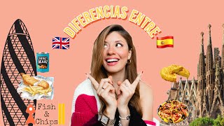 DIFERENCIAS ENTRE REINO UNIDO 🇬🇧  Y ESPAÑA 🇪🇸