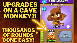 The INFINITELY UPGRAADED MODDED CAVE MONKEY Is Extremely Powerful! Bloons TD 6