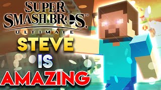 Minecraft Steve is the BEST Character in Super Smash Bros. Ultimate