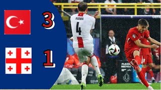 Highlights- Turkey vs Georgia (3-1) |Euro 2024