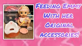 Baby alive feeding 2007 learns to potty with original accessories! 💕🫶🏻