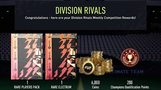 DIVISION RIVALS REWARDS on FIFA 22 FIRST OWNER RTG! #FIFA22