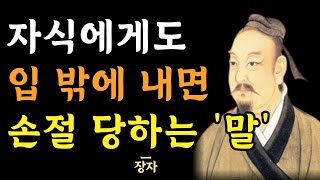 자식에게도 입 밖에 내서는 안되는 말 ｜ 마음 속에 묻어두고 꺼내면 안되는 말 ｜ 사람이 입 조심을 해야 하는 이유 ｜ 장자의 냉철한 조언 ｜ 인간관계 ｜ 명언 ｜ 오디오북