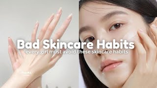 10 Bad Skincare Habits Every Girl Mush Aviod For Flawless Skin! 😱