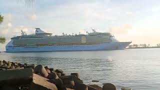 Ship Watching part 2.Continuation of Freedom of the Seas at Nassau Harbour 9/18/22.