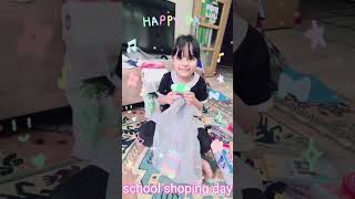 school s shoping day///A&A///new start