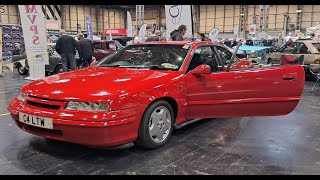 Vauxhall Calibra Turbo classic  Birmingham N.E.C. march 2024 restoration car show