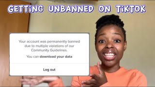 How I got unbanned on TikTok