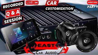 Recorded Live Q&A Session: Car Customization Insights with East Car Audio | Feb 15th Part 1