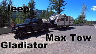 2020 Jeep Gladiator Sport Max Tow Unbiased Travel Trailer Towing Review 1200 Mile Trip In The PNW