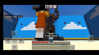 Squid Games (Red Light Green Light) MOD in Minecraft PE 1.17