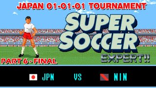 Super Soccer SNES - Japan (01 01 01)  vs Nintendo Team Expert Mode + Ending [FINAL]