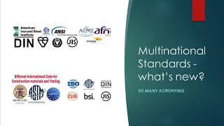 World of multinational standards development