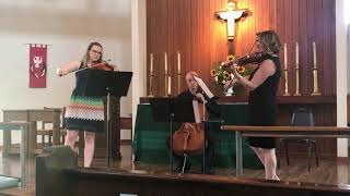 Katie and Cora playing the Bach Double violin concerto mvmt 1 & 2