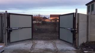 РАСПАШНЫЕ ВОРОТА С АВТОМАТИЧЕСКИМ УПРАВЛЕНИЕМ / SWING GATES WITH AUTOMATIC CONTROL