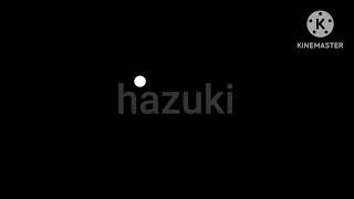 hazuki logo remake