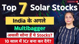 Best Solar Stocks To Buy Now For 2024🔥Solar Stocks In India | Green Stocks | Diversify Knowledge