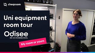 University equipment management - tour inside Odisee University of Applied Sciences