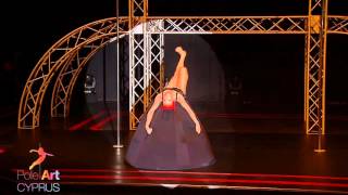 Polna Volchek (Pink Puma) Pro-Women 3rd Place PoleArt Cyprus 2014