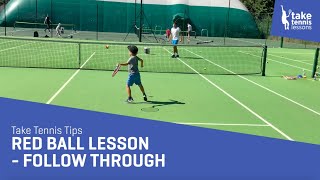 Tennis Tips -  Warm Up Drills For Juniors (Red Ball Lesson)