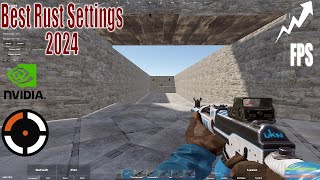 BEST RUST SETTINGS FOR PVP 2024 | FPS BOOST | SOUND SETTINGS