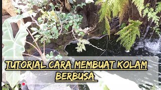 cara buat kolam berbusa